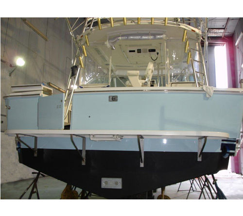 Plateforme de baignade - 400 Luhrs - Beachcomber Fiberglass Technology - fixe / pour bateau / pour tableau arrière