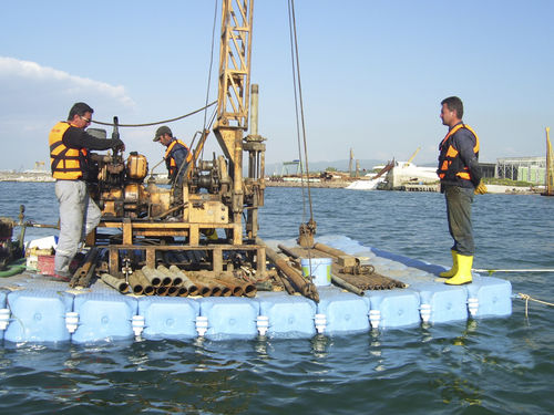 Plateforme flottante - Working - PMS DOCK MARINE SYSTEMS