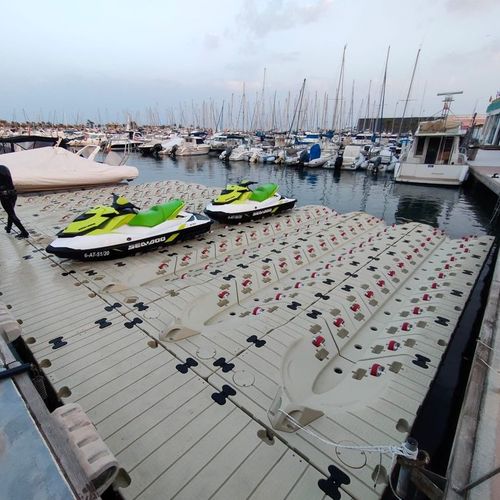 Ponton flottant - Jetport Flexi - PMS DockMarine - modulable / pour amarrage à sec de jet-ski / pour marina