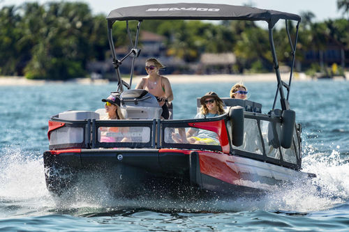 Bateau ponton trimaran - SWITCH® S - Sea-doo - in-bord / open / à console latérale