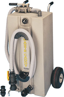 Borne de pompage mobile - Waste Caddy - Todd Marine Products - pour bateau