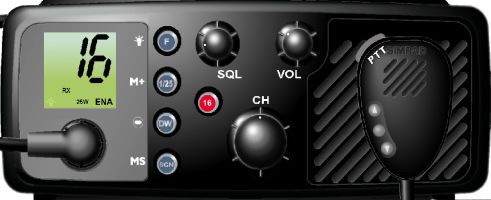Radio marine - SIMRAD® RT64  - MI Simulators - pour navire / VHF
