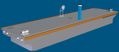 Brise-lames flottant - Orsta Marina Systems - en béton / en acier