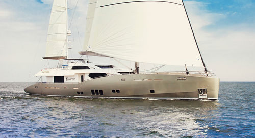 Sailing-superyacht de croisière - CONRAD 115 - LUNAR - CONRAD S.A. - à fly