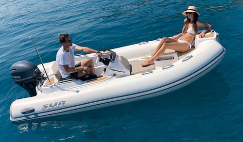 Bateau pneumatique hors-bord - ST400 Prestige - Sur Marine - semi-rigide / open / à console latérale