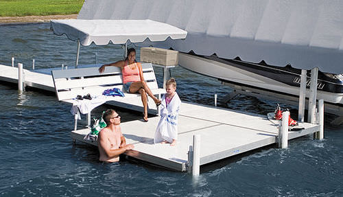 Ponton modulable - Sectional - Hewitt Boats Lifts and Docks - d'amarrage / pour marina / aluminium