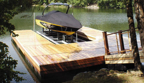 Ascenseur à bateaux - BoatPort - Hewitt Boats Lifts and Docks - flottant