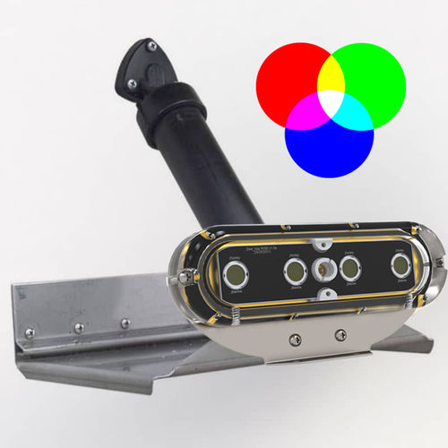 Éclairage sous-marin pour bateau - Sea-Vue® - HURLEY MARINE - LED RGB / montage en surface / multicolore