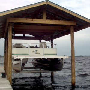 Ascenseur pour bateau ponton - Cradle Kit  - Lunmar Boat Lifts - flottant / avec abri