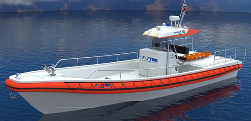 Bateau de surveillance - 12 - Stem Marine - bateau de sauvetage / bateau pompier / in-bord hydrojet