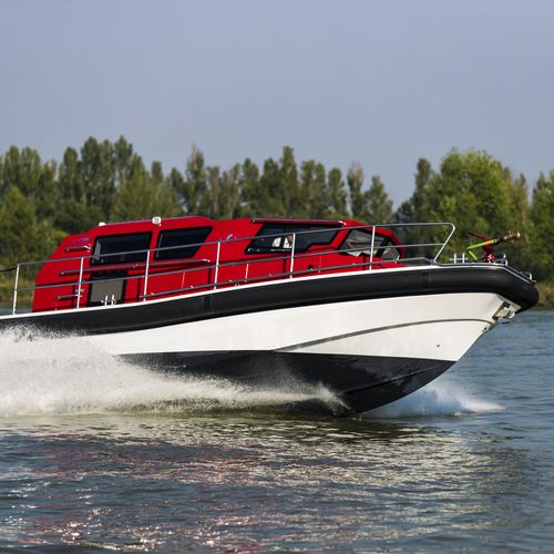 Bateau de surveillance - 12  - Stem Marine - bateau de sauvetage / bateau pompier / in-bord hydrojet