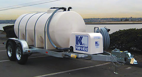 Borne de pompage mobile - TRAILER - Keco Pump & Equipment - pour marina / avec pompe péristaltique / pompe à membrane