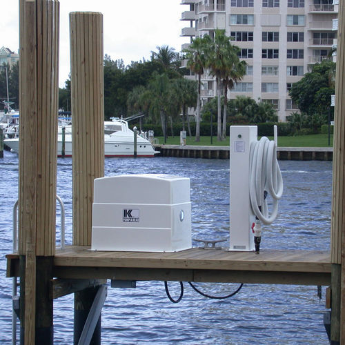 Borne de pompage pour marina - Remote - Keco Pump & Equipment - avec pompe péristaltique / pompe à membrane / pompe à vide