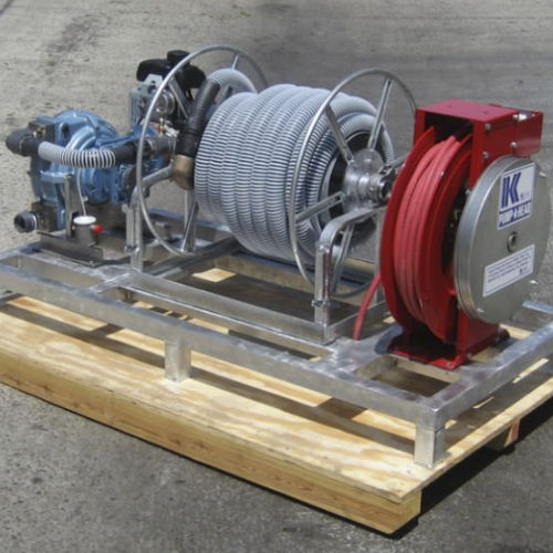 Borne de pompage mobile - SKID - Keco Pump & Equipment - pour bateau / pour marina / avec pompe péristaltique