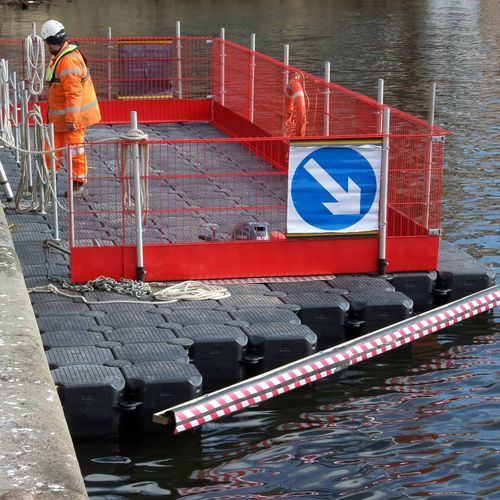 Ponton flottant - 10 series - JETFLOAT INTERNATIONAL - de travail / pour marina / pour port