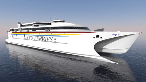 Car-ferry catamaran - SAINT JOHN PAUL II - INCAT - à grande vitesse