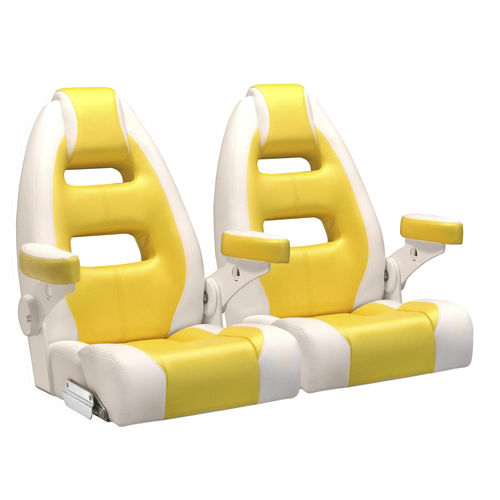 Siège baquet - MAKO  - Llebroc Industries - pour bateau / avec accoudoirs / 2 places