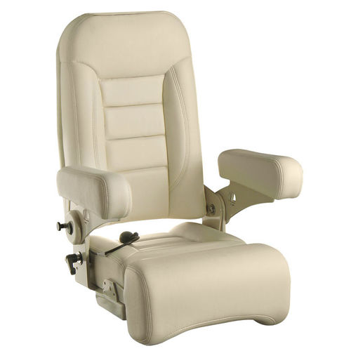 Siège pilote - TRADEWINDS HB WITH FLIP BOLSTER - Llebroc Industries - baquet / d'opérateur / assis debout