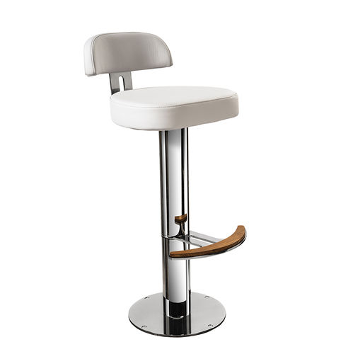 Tabouret de bar pour yacht - 20.BS 105 - Atep Italia - pour navire / pour bateau / en acier inoxydable poli