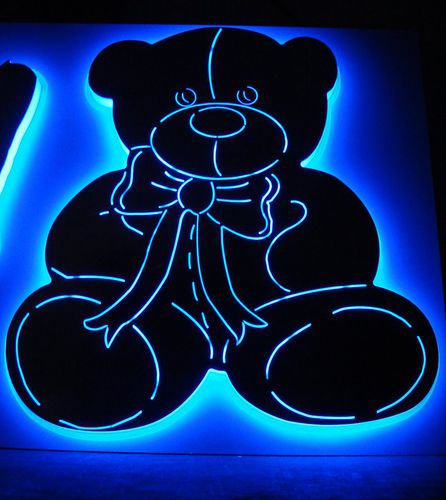 Logo pour yacht - NEGATIVE PLATE  - Atep Italia - pour bateau / lumineux / à LED