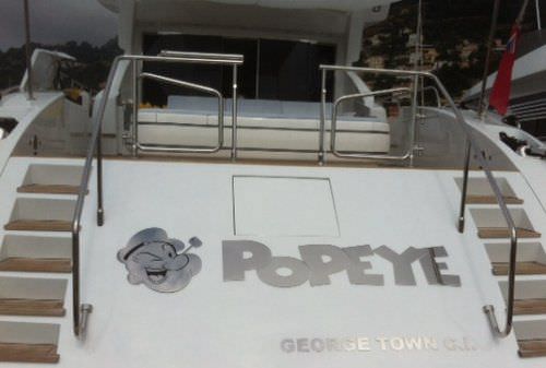 Lettre pour yacht - Atep Italia - pour bateau / pour navire / en inox
