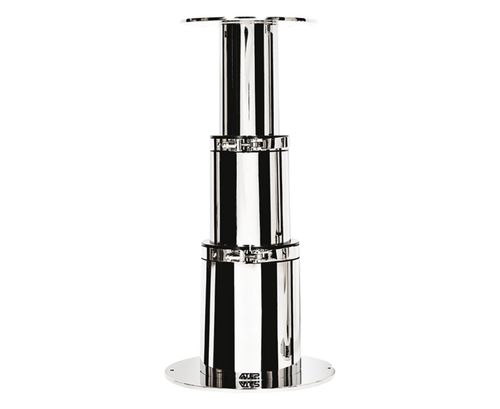 Pied de table ajustable - 20.0031B - Atep Italia - pneumatique / coulissant / en inox