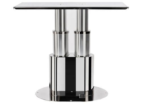 Pied de table ajustable - 20.18898B2 / TWIN - Atep Italia - électrique / en inox
