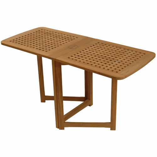 Table de cockpit pour yacht - FTZ-GR | Zeta GRATING TEAK - Valdenassi - pour voilier / pliante / en teck