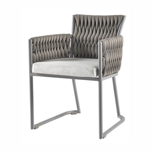 Chaise standard pour bateau - SEA-BASKET | Dining Armchair - Valdenassi - pour yacht / marron / avec accoudoirs