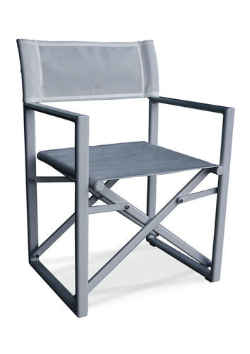 Chaise régisseur pour bateau - NAUSICAA - Valdenassi - pour yacht / pliante / grise