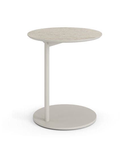 Table basse nautique - ALTO Diam. cm 40 x h cm 44 - Valdenassi - pour yacht / en aluminium / noire