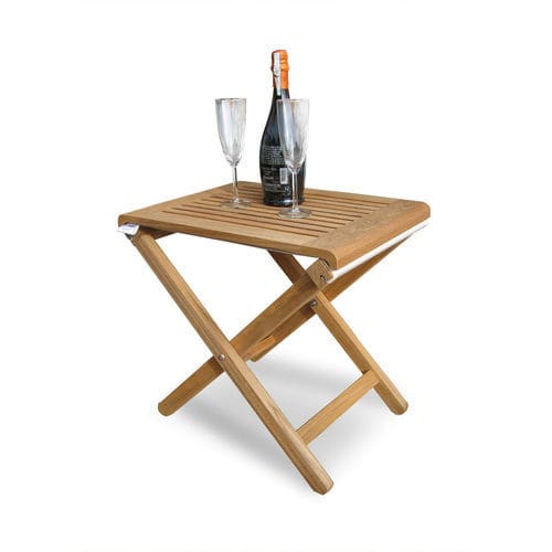 Table basse pour bateau - SQUARE - Valdenassi - pliante / en teck / en teck