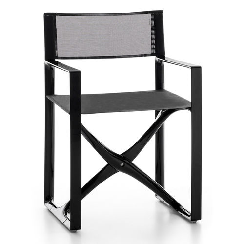 Chaise régisseur pour bateau - CALIPSO | CALIP BB - Valdenassi - pour yacht / pliante / noire