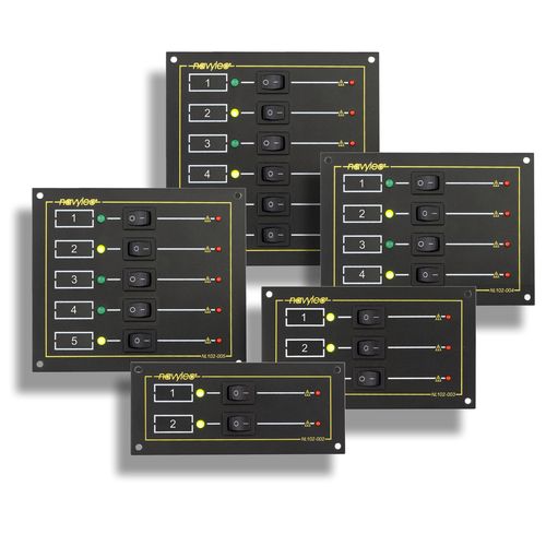 Tableau électrique pour bateau - NL102-006 - NAVYLEC - de courant / LED