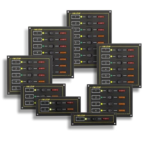 Tableau électrique pour bateau - NL101-008 - NAVYLEC - de courant / LED