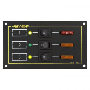 Tableau électrique pour bateau - NL101-003 - NAVYLEC - de courant / LED
