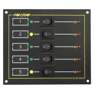 Tableau électrique pour bateau - NL102-005 - NAVYLEC - de courant / LED