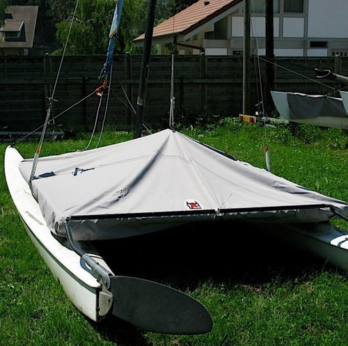 Housse de protection pour multicoque de sport - TAHB141000 - Forward Sailing - pour coque / grise / Hobie 14