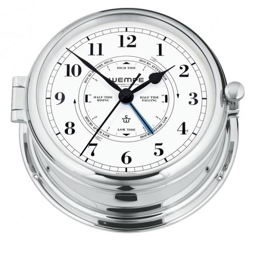 Horloge analogique - ADMIRAL II - Gerhard D. WEMPE KG Division Chronometerwerke - en laiton / en chrome / indicateur de marée