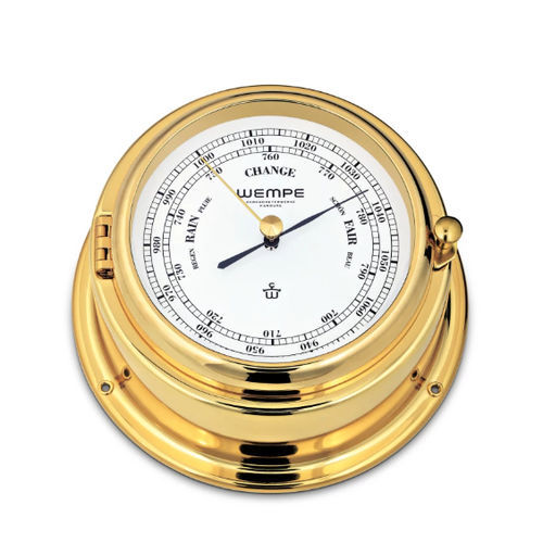 Baromètre analogique - CW310008 - Gerhard D. WEMPE KG Division Chronometerwerke - en laiton / blanc