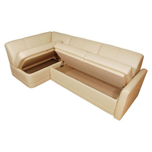 Canapé pour yacht - COMP3-A - Glastop Inc. - 4 places / avec rangement / sur mesure