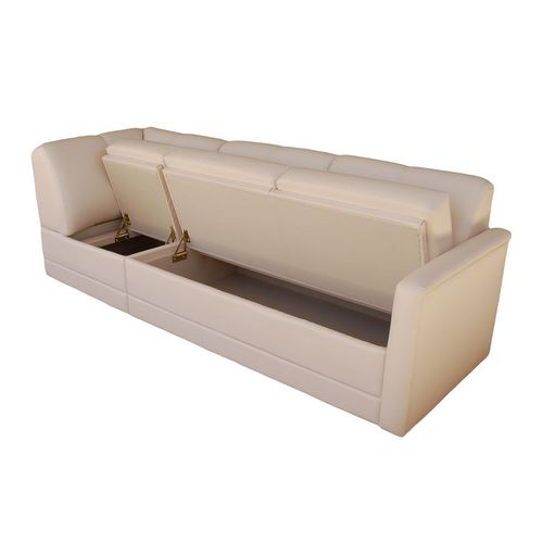 Canapé pour yacht - COMP3-E - Glastop Inc. - avec rangement / sur mesure