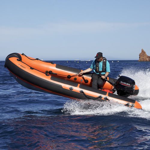 Bateau de sauvetage - 430 - 3D MARINE - hors-bord / en aluminium / bateau pneumatique semi-rigide