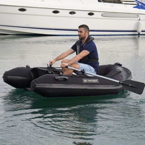 Bateau pneumatique hors-bord - TWVA 330 - 3D MARINE - pliable / open / en aluminium