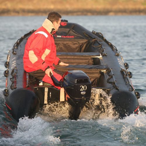 Bateau pneumatique hors-bord - HEAVY DUTY 320 - 3D MARINE - pliable / open / de pêche