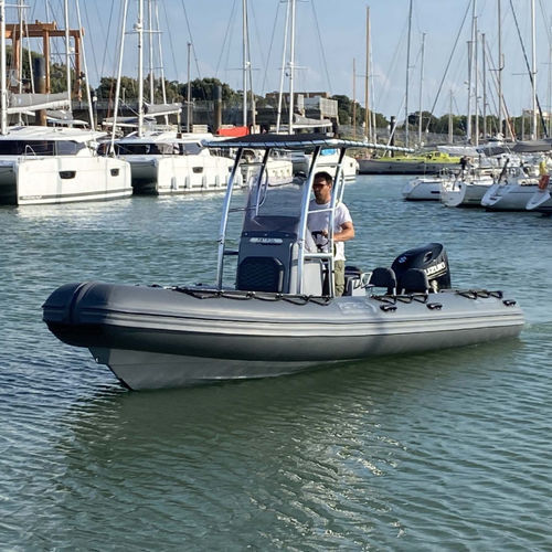 Bateau de surveillance - 650 - 3D MARINE - hors-bord / en PVC / en Hypalon®