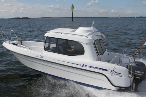 Day-cruiser hors-bord - 5.9X - TG Boat - à cockpit fermé / de pêche sportive / max. 5 personnes