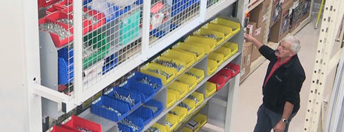 Stockeur pour chantier naval - Shelving Carousel  - Vidir Machine Inc. - rotatif / motorisé