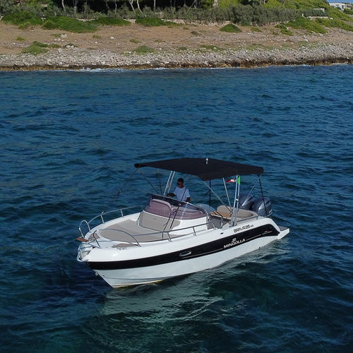 Walkaround hors-bord - BRAVA 26 WA - Mingolla Cantiere Nautico srl - à console centrale / open / max. 10 personnes