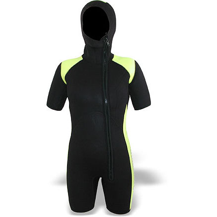 Combinaison en néoprène de plongée - Santiago - Amaranto - monopièce / shorty / à cagoule